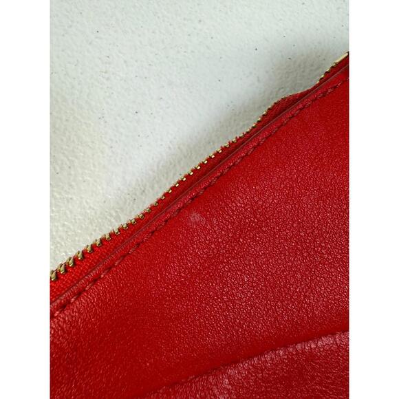 Cult Gaia Red Ubah Clutch with Broken Handle and Small Stain - Picture 6 of 9